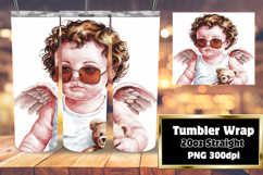 Beautiful 20oz Tumbler Artwork , Cupid Product Image 1