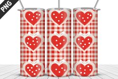 Lovely Hearts Tumbler Design | Valentine&#039;s Day Tumbler Wrap Product Image 2