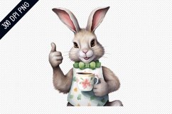 Easter Bunny Sublimation - Bunny Sublimation Design Product Image 1