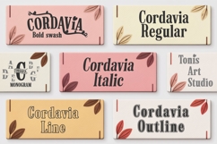 Cordavia Font Bundle - Modern Serif Font Family with Swashes Product Image 4