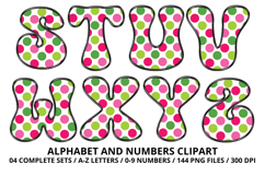 Watermelon Alphabet PNG Cute Summer Letters &amp; Numbers 300DPI Product Image 4