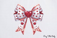 Coquette Valentine Clipart PNG Product Image 1