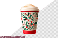 Christmas Coffee Sublimation, Christmas Coffee Clipart Product Image 1