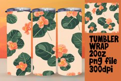 Watercolor Spring Boho Bouquet Tumbler Wrap Product Image 1