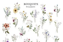 Watercolor Wildflowers Product Image 5