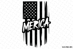USA Flag Merica Svg | 4th of july Svg | Svg Cut Files Product Image 1