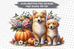 Halloween Dog - Halloween clipart Sublimation PNG Design Product Image 1