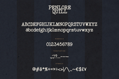 Penlore Organic Display Font Family Product Image 14