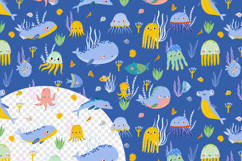 Under the Sea Nautical Collection Hand-Drawn PNG Product Image 10