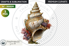 Deep Sea Fantasy Clipart PNG, Mermaid, ocean mythology Product Image 1