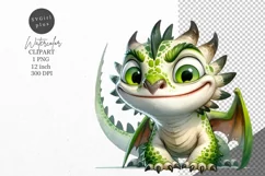 Dragon clipart, Fantasy clipart, Dragon sublimation Product Image 1