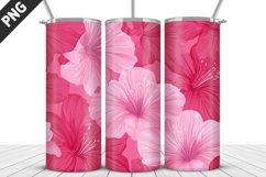 Flowers Tumbler Wrap | Sublimation Design | Tumbler PNG Product Image 1