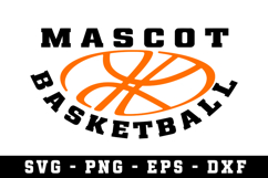 Basketball Mascot Svg |Basketball SVG Cut files | Cricut Product Image 1