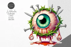Halloween clipart, Eye clipart, Autumn clipart Product Image 1