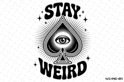 Stay Weird Svg | Halloween Svg | Svg Cut Files Product Image 1