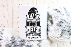 I Can’t The Elf Is Watching Svg, Funny Christmas Elf Svg. Product Image 9