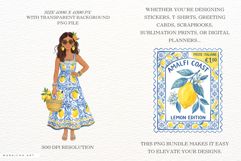 Amalfi Coast Summer Clipart Product Image 2