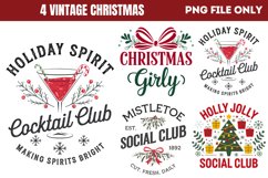 Vintage Christmas Digital Bundle PNG Product Image 9