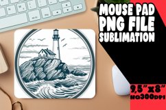Beautiful PNG Scenic Sublimation Mouse Pad Product Image 1