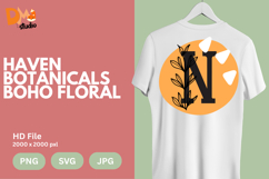 Haven Botanicals Boho Floral Monogram Product Image 1