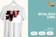 Willow Boho Floral Monogram Product Image 1