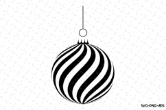 Christmas Ball Svg | Christmas Svg | Svg Cut Files Product Image 1