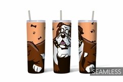 Dogs Tumbler Sublimation | 20 oz | Taper | Straight Product Image 15