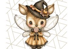 Halloween Fairy Animal Clipart PNG, Cute Spooky Creatures Product Image 2