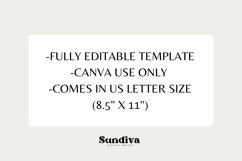 Editable Sales Log Canva Template Minimalist Product Image 2