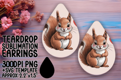 Stylish Teardrop Design for Earrings , Valenines Animals Product Image 1