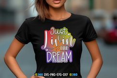 Just livin the dream svg Product Image 5