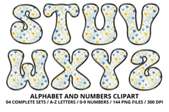 Fairytale Princess Alphabet Letters &amp; Numbers Clipart PNG Product Image 4