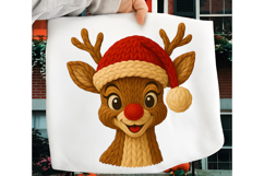 Crochet Yarn Christmas PNG, Pink Crochet Christmas PNG Product Image 3