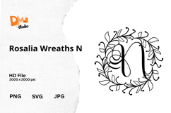 Rosalia Wreaths Monogram Product Image 1