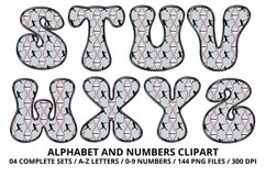 Baseball Sport Alphabet png clipart, baseball letters doodle Product Image 4