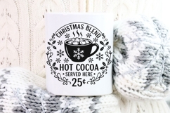 Christmas Blend Hot Cocoa Served Here Svg, Hot Chocolate Svg Product Image 8
