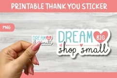 Small Business Thank You Stickers - Dream Big Product Image 1