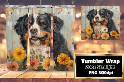 Canine Charm Wood Pattern Tumbler Designs Product Image 1