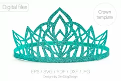 Princess crown svg Birthday party crown Princess tiara Product Image 10