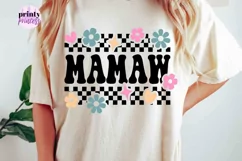 Retro Mamaw svg, Mom svg, Groovy Mamaw design Product Image 1