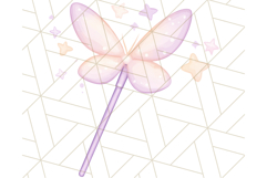 Pastel Purple Fairy Garden Clipart Enchanted Cottagecore Png Product Image 4