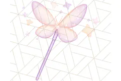 Pastel Purple Fairy Garden Clipart Enchanted Cottagecore Png Product Image 4