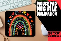 Noir Rainbow: Sublimation Mouse Pad Art Designs Product Image 1