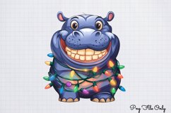 Funny Christmas Animals Clipart PNG Product Image 1
