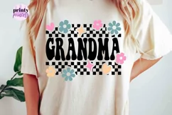 Retro Grandma svg, Mom svg, Groovy Grandma design Product Image 1
