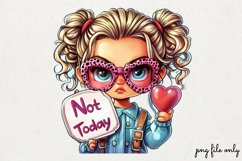 Cupid Anti Valentines Day Clipart PNG Product Image 1