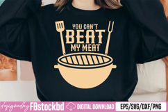 You Can't Beat My Meat SVG Product Image 1