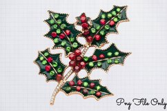Faux Rhinestones Christmas Sublimation PNG Product Image 1