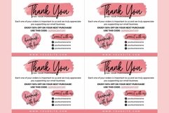 Thank you card for small business pink template| Canva - 05 Product Image 3