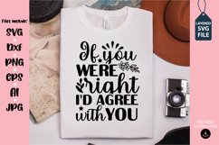 sarcastic svg design, funny sarcastic quotes design Product Image 1